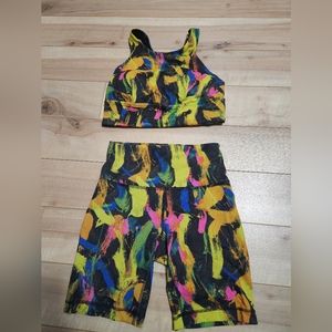 Lululemon Wunder train shorts and tank